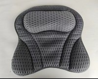 Coussin de bain en tissu maillé 3D écologique, vente en gros d'usine, taille personnalisable pour le soutien du cou dans la salle de bain