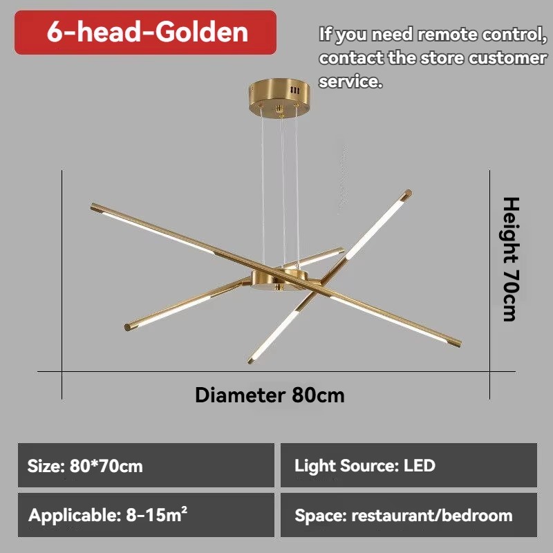 6 lampadine dorate