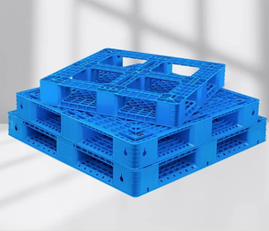 Palettes en plastique de Chine de grille résistante renforcée par acier Offre Spéciale de PE-HD palettes en plastique de la vente directe d'usine palette carrée de grille - Product Image 2