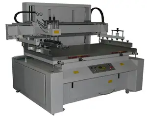 Mesin cetak layar sutra serigraphie semi otomatis kecepatan tinggi untuk kertas label dan kantong plastik