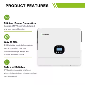 ลดราคา 13% โปรโมชั่นเคลียร์สต็อก Growatt 12Kw 1 เฟส ระบบไฮบริดโซลาร์เซลล์แบบเชื่อมต่อกริด รุ่น Spf SPE 12000 12000ES - Product Image 3