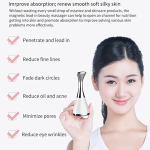 เครื่องนวดหน้าแบบพกพา สั่นสะเทือนด้วยระบบสัมผัสผิวหนัง ช่วยฟื้นฟูผิวหน้า นวดรอบดวงตา ยกกระชับใบหน้า - Product Image 3