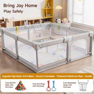 Recinto per Giochi per Bambini, Area di Protezione per Imparare a Camminare e Gattonare, Ampio Spazio di Gioco Sicuro per Bambini - Product Image 5