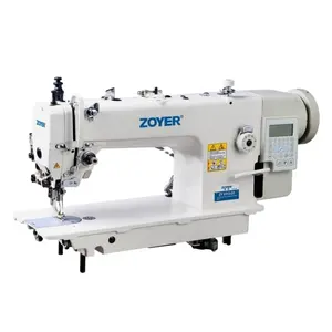 Zoyer-ZY0303-D4 de cuero para caminar, máquina de coser de punto de bloqueo con alimentación inferior