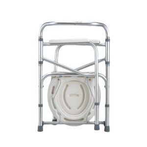 Commode Chair Portable <b>Folding</b> With Seat And <b>Bucket</b> For Elderly Hospital Use - Product Image 3