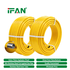 Tubería de <span class=keywords><strong>Gas</strong></span> Aprobada por IFAN WRAS - Tubo Corrugado de Acero Inoxidable 304 <span class=keywords><strong>Flexible</strong></span> y Duradero - Product Image 6