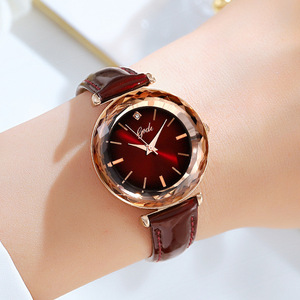Reloj de pulsera de cuero para mujer, estilo coreano, moderno, informal, resistente al agua, de cuarzo, para estudiantes - Product Image 2