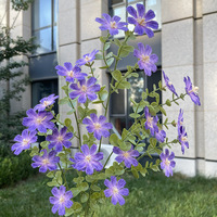 Flor Silvestre Artificial con Tallo Largo, Margarita, Planta de Vegetación para Decoración Floral de Bodas, Hogar, Hotel, Venta al por Mayor