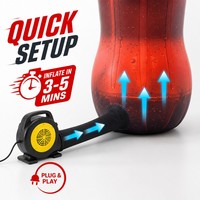 Réplique de bouteille de boisson gonflable personnalisée, modèle publicitaire géant pour la promotion de la bière, du vin et des spiritueux, impression de logo OEM pour les événements
