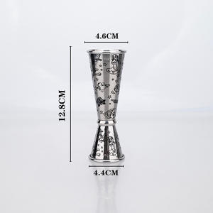 <span class=keywords><strong>Precio</strong></span> barato Jigger de alta calidad con varilla de sujeción de mármol Estilo moderno Fancy High Quality Premium Bar Tool Jigger - Product Image 4