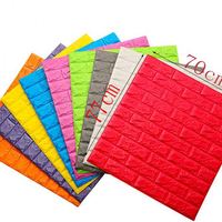 Papel tapiz de pvc 3d Diy, azulejos de arte, papel de pared adhesivo
