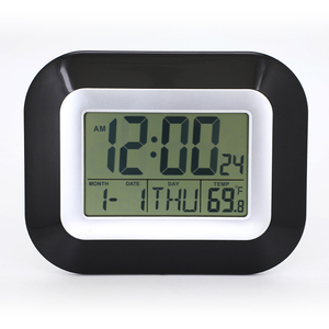 Nhà Máy RC tự động kỹ thuật số bảng bàn báo động LCD đồng hồ Đài phát thanh kiểm soát ngày ngày nhiệt độ trở lại ánh sáng báo lại - Product Image 1