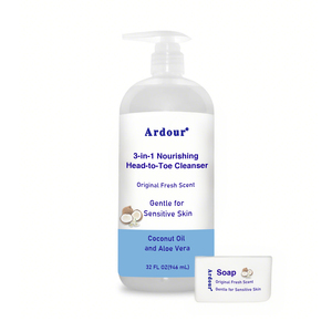 Private Label Calming <b>Moisture</b> Baby <b>Shampoo</b> and Body Wash Tear Free Baby's 2 In1 Shower Gel for Sensitive Skin - Product Image 1