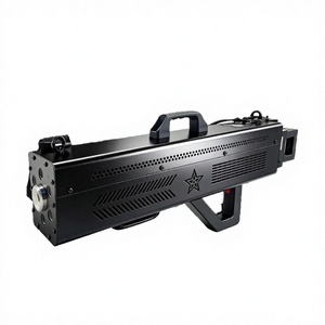 Pistola de Humo Seco LED Portátil con Luz RGBW de 50W, Material de Aluminio, AC 110-220V, para Fiestas, DJ y Equipos de Escenario - Product Image 3
