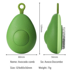 مشط مدلك على شكل قطة مشط إبرة يمكن تعليقه للحفاظ على درجة الامتصاص الجاف والرطب - Product Image 5