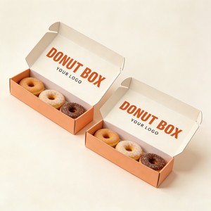 Boîtes en papier pour beignets en gros, boîtes en papier de qualité alimentaire, emballages pour bonbons, biscuits, mochi, gâteaux et snacks - Product Image 4