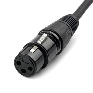 מפעל OEM 3 פין XLR נקבה XLR זכר תיקון Y כבל מאוזן מיקרופון ספליטר כבל אודיו מתאם