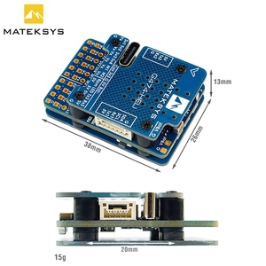 Contrôleur d'<span class=keywords><strong>hélicoptère</strong></span> RC sans barre de direction MATEKSYS G474-HELI, corps métallique unisexe, STM32G/ICM42688P/SPL06L/2x BEC, batterie 2-6S - Product Image 4