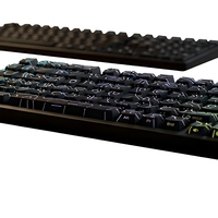 75 Key Hot Swap Hall Effect Gaming Keyboard GK75 2.4G Wired 3 Mode Low Latency for PC Mac