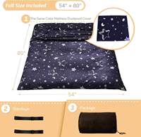 Matelas futon japonais épais, tapis de couchage portable, pliable, pour le camping, 80 pouces, microfibre, mousse haute densité, rembourrage en coton