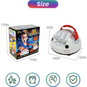 Actualización Micro Electric Shocking Lie Detector Tricky Juego de novedad Interesante Prueba de polígrafo Juego de <span class=keywords><strong>verdad</strong></span> o desafío para fiesta - Product Image 2
