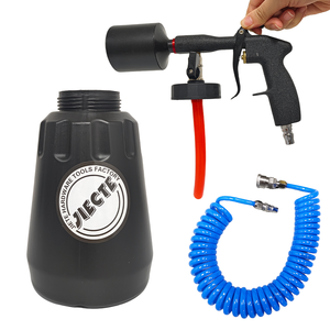 Kit de nettoyage automobile professionnel haut de gamme comprenant un <span class=keywords><strong>pistolet</strong></span> pneumatique noir qui souffle de l'air pour nettoyer les tapis intérieurs et les sièges - Product Image 2