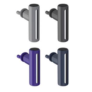 Super mini pistola per massaggio con testa in metallo unica e 3 teste in silicone per godersi il massaggio e il relax in qualsiasi momento - Product Image 6
