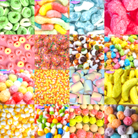 Bonbons déshydratés en gros, bonbons gélifiés lyophilisés, friandises soufflées lyophilisées, support OED ODM