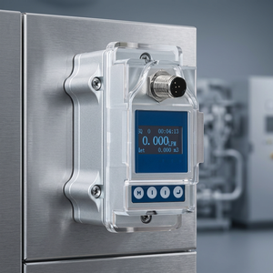 Débitmètre à ultrasons 0,2 ~ 150 L/min pour liquides avec une précision de moins de 2 % de la valeur fournie et une température de fonctionnement de -10°C à 50°C - Product Image 3