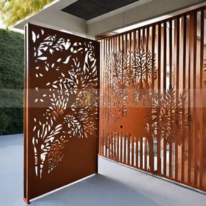 ANN1961 Durable Modern Stainless Steel Multi-Functional Decorative Screen Partition 304 Metal <b>Room</b> <b>Divider</b> for Commercial - Product Image 3