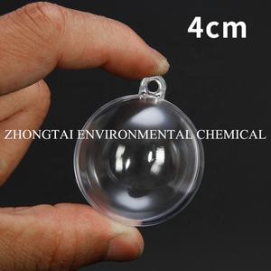 Decorazione Natalizia, Sfera Trasparente Apribile in Acrilico, Palla di Plastica Trasparente, Giocattolo Decorativo - Product Image 2