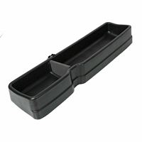 Boîte de rangement sous le siège pour Ford F150 SuperCrew/Crew Cab 2015-2025, organisateur noir