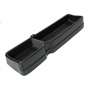 Boîte de rangement sous le siège pour Ford F150 SuperCrew/Crew Cab 2015-2025, organisateur noir - Product Image 5