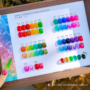 Vendeeni, nueva tendencia, 26 <span class=keywords><strong>colores</strong></span>, gelatina, Gel UV translúcido, Color neón, arte <span class=keywords><strong>de</strong></span> <span class=keywords><strong>uñas</strong></span>, Gel UV/LED, OEM, etiqueta privada personalizada gratis, proveedor <span class=keywords><strong>de</strong></span> <span class=keywords><strong>uñas</strong></span> - Product Image 6