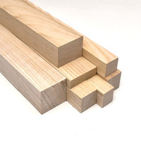 Planche carrée en bois massif de frêne, matériau de cloisonnement, matériau pour escalier DIY fait main, ligne de bois sculptée
