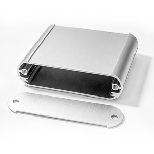 Caja de Conexiones de Aluminio Cepillado con Placa de Montaje para Carcasa de PCB Electrónica - Product Image 1