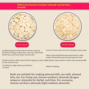 Amandes douces enrobées <span class=keywords><strong>de</strong></span> peau d'abricot <span class=keywords><strong>de</strong></span> Fujian Longhuang 500g, sans amertume, noix cuites en vrac, spécialité, collations saines, croustillantes - Product Image 2