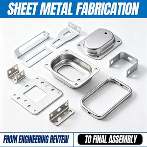 Oem Custom Metal Processing Sheet Metal Fabrication Aluminum Stainless Steel Metal Stamping Parts