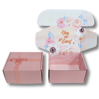 Enveloppe en carton recyclable écologique avec logo personnalisé, stratification mate, expédition en carton ondulé recyclable pour vêtements, dossier d'emballage