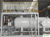 Séparateur gaz-liquide GNL sur skid, unité de liquéfaction et de purification de gaz naturel sur mesure avec réservoir tampon sphérique
