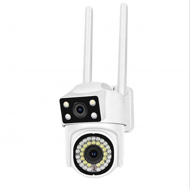 Outdoor 4MP Dual Lens Dome Camera Auto-Tracking CCTV Camera WiFi PTZ Security Cam with Cloud Storage Network CCTV Camera
