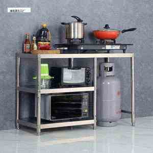Estufa de acero inoxidable, estante de almacenamiento para cocina, estante de almacenamiento para horno, estante para estufa de <span class=keywords><strong>Gas</strong></span> - Product Image 4
