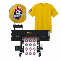 Nouvelle technologie Mimage : Étiquette en relief 3D, badge en cristal, étiquette gonflée pour T-shirts, sweats à capuche, uniformes, casquettes, sacs – Imprimante 3D UV DTF