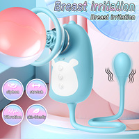 Brustsauger-Massagegerät, Stimulierende Nippelklemmen, Kraftvoller Saugvibrator, Erotikspielzeug für Erwachsene, Paarspielzeug für Frauen