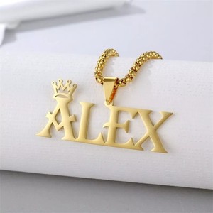 <span class=keywords><strong>สร้อย</strong></span>คอชื่อ<span class=keywords><strong>ส</strong></span>ั่งทำส<span class=keywords><strong>แตน</strong></span><span class=keywords><strong>เล</strong></span><span class=keywords><strong>ส</strong></span><span class=keywords><strong>ส</strong></span>ตีลชุบทอง 18K แบบสุญญากาศ พร้อมจี้รูปมงกุฎแบบตัวหนา <span class=keywords><strong>ส</strong></span>ำหรับเครื่องประดับฮิปฮอป - Product Image 5