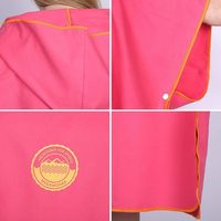 Poncho con capucha para adultos OEM de alta calidad, toalla súper absorbente RPET, bata cambiante, toalla, Poncho de Surf para playa