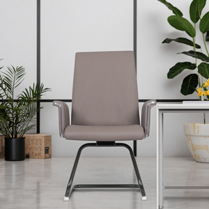 Chaise de style industriel avec cadre en métal, revêtement en cuir PU imperméable, tabouret en éponge 42D, sièges commerciaux pour <span class=keywords><strong>salon</strong></span> - Product Image 5