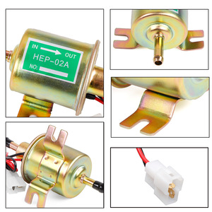 ปั๊มน้ำมันเชื้อเพลิง HEP-02A ขนาด 57 มม. x 51 มม. 12V ปั๊มดีเซลแบบอิเล็กทรอนิกส์สำหรับรถยนต์และรถแทรกเตอร์การเกษตร - Product Image 4