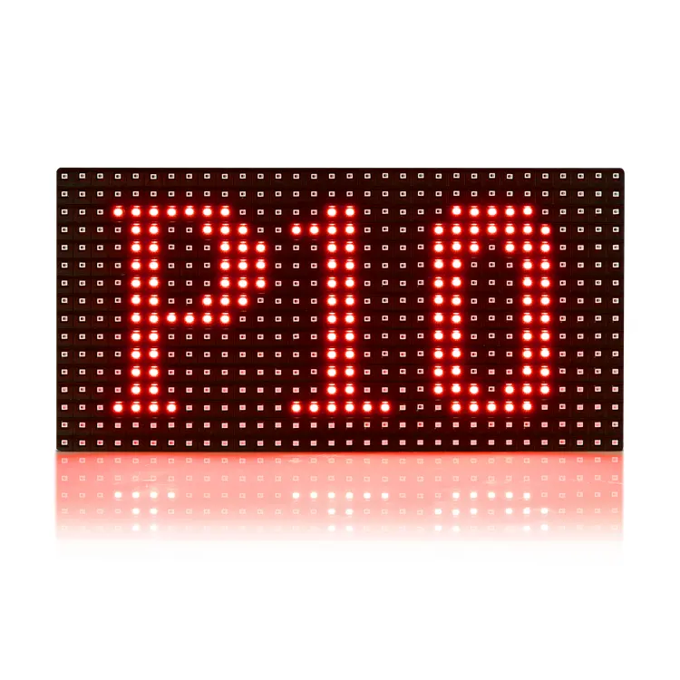 Высокое качество P10 Красный цвет SMD наружный светодиодный дисплей модуль баннер экран объявления доска