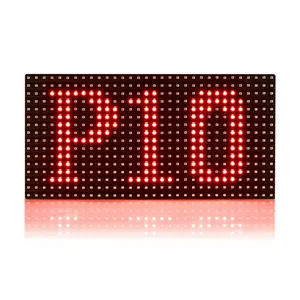 Hochwertiges P10 RED Color SMD LED-Anzeige modul für den Außenbereich Banner Screen Message Sign Board